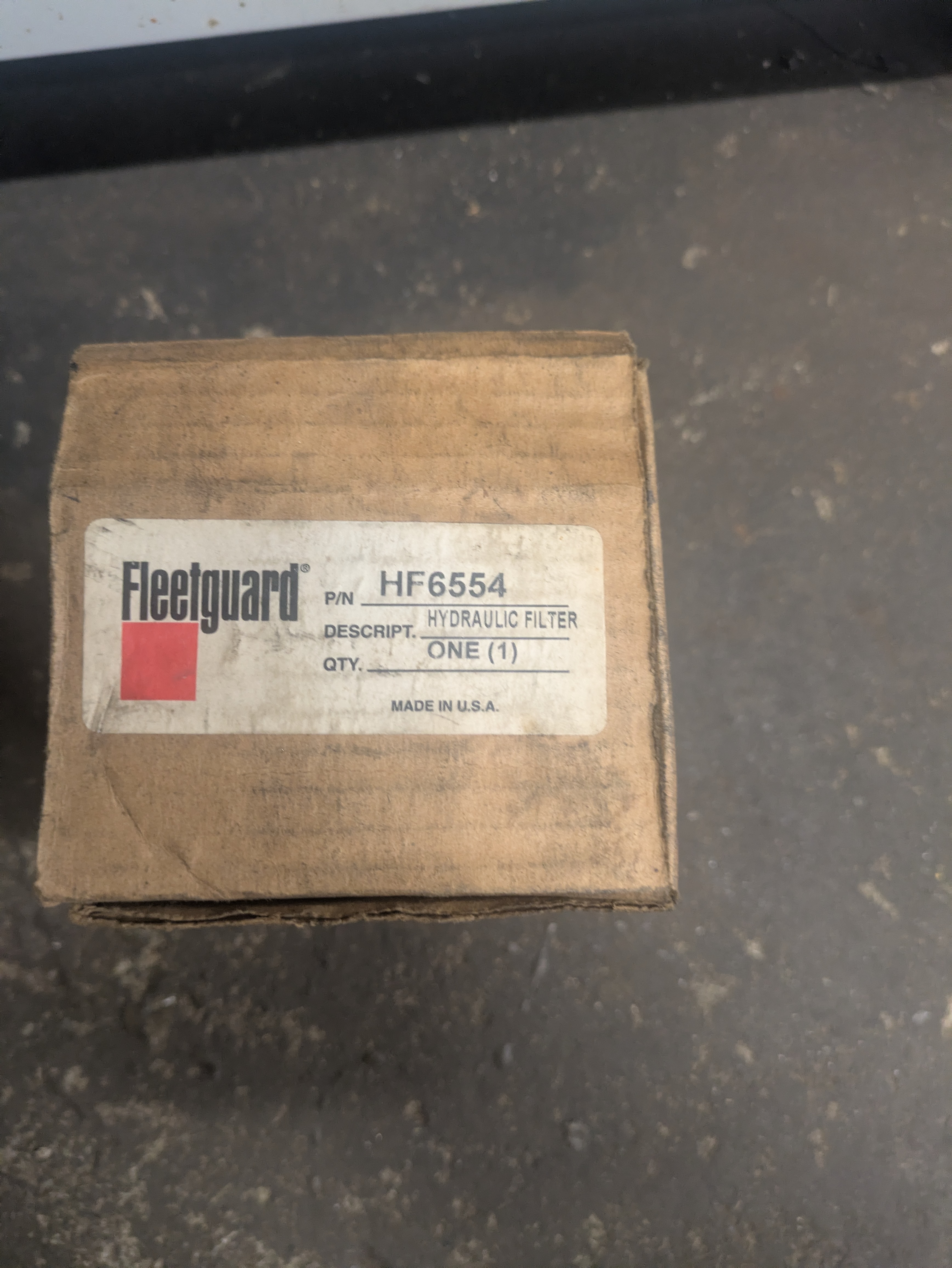 Hydraulikkfilter Fleetguard HF6554